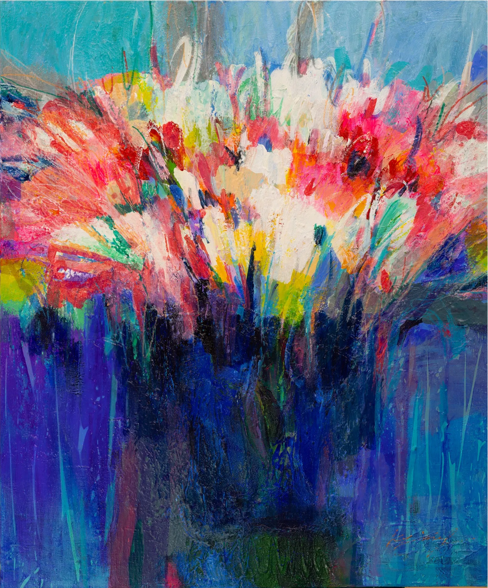김소연, Blossom 2026, 72.7x60.6cm Oil on canvas